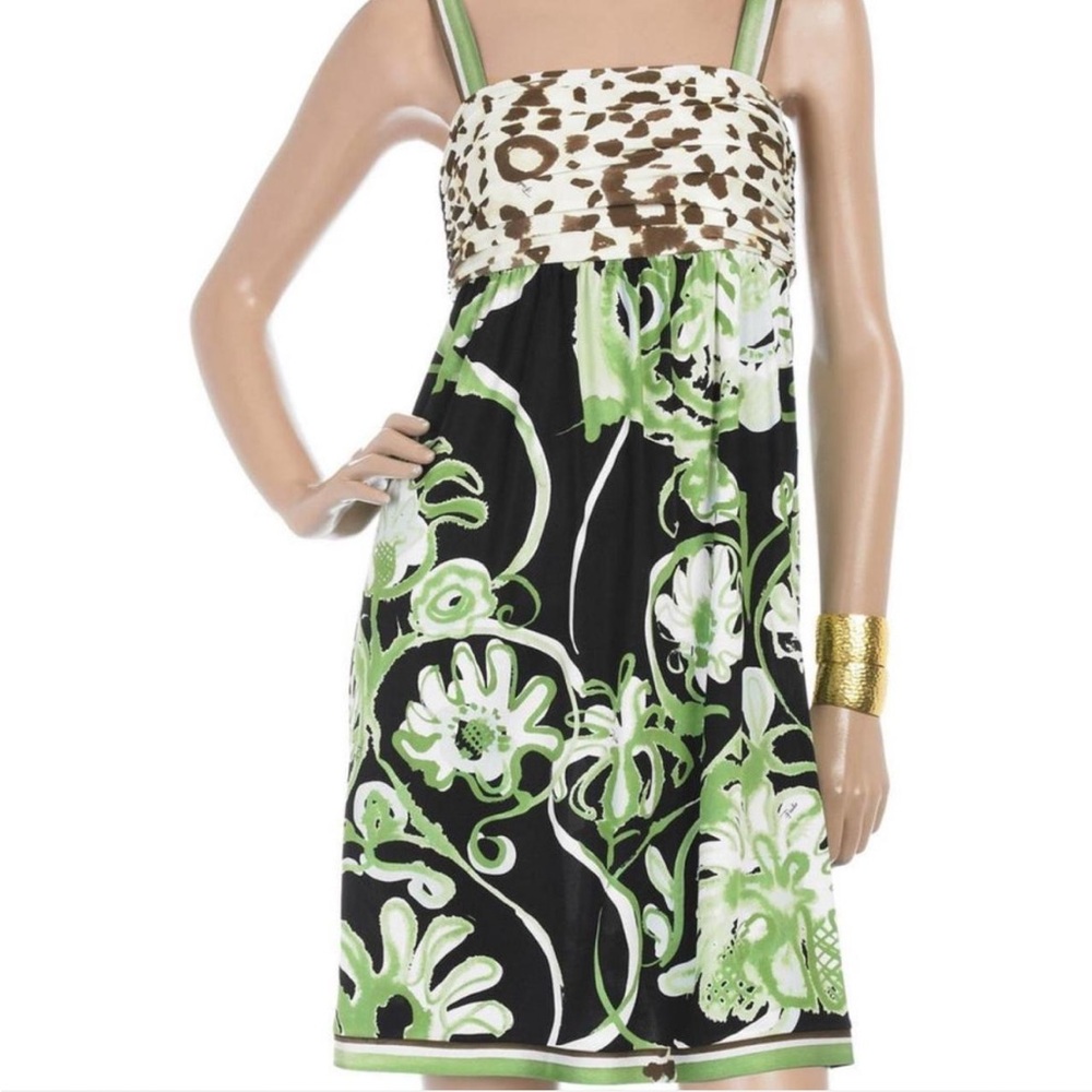 Emilio Pucci Green and Black dress